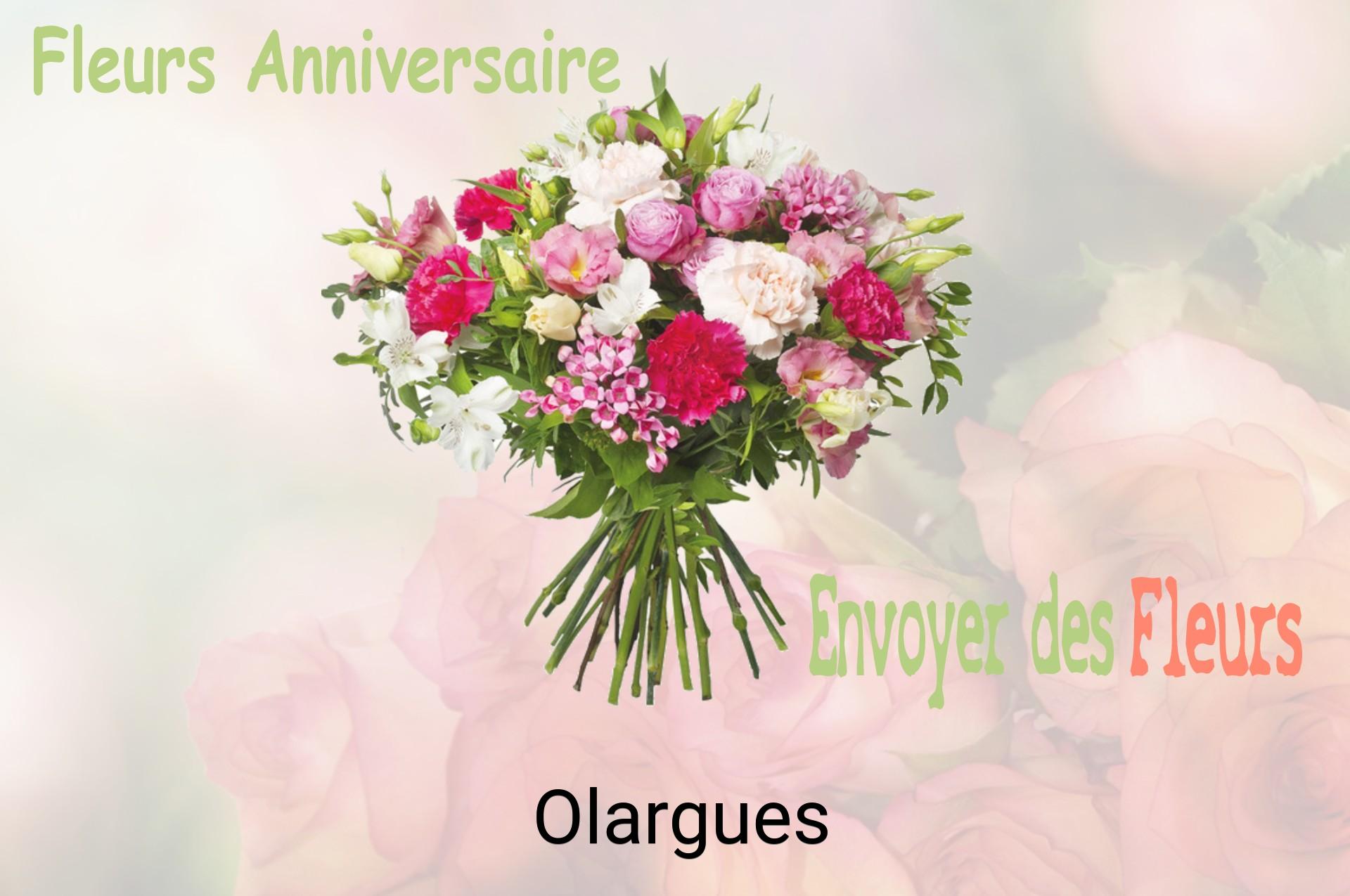 Bouquet de fleurs d’anniversaire livré à Olargues