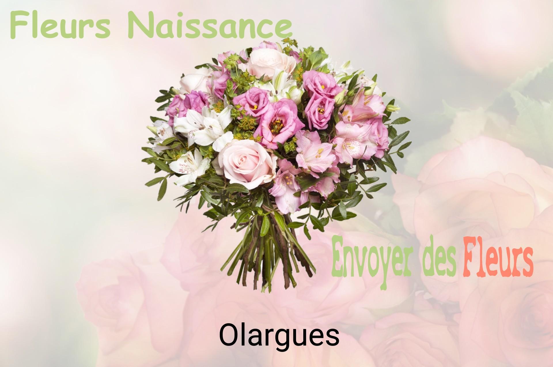 Bouquet de fleurs de naissance livré à Olargues